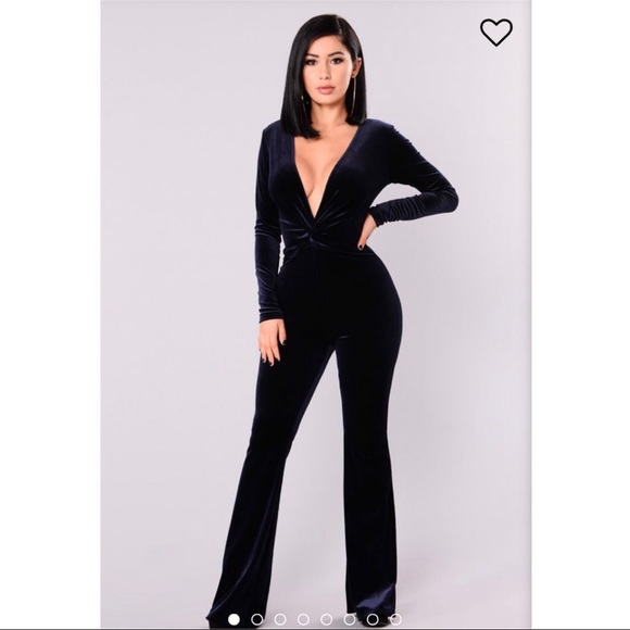 Fashion Nova Other - Velvet jumpsuit
